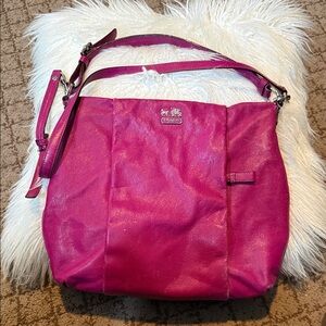 Coach Madison Isabelle Leather Shoulder Bag